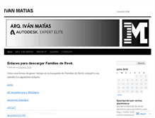 Tablet Screenshot of ivanmatias.com